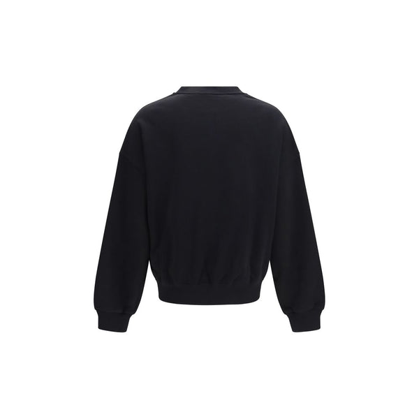 Palm Angels Black Cotton Sweatshirt