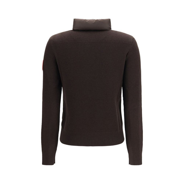 Canada Goose Brown Wool Oves Aries Full-Length Jacket