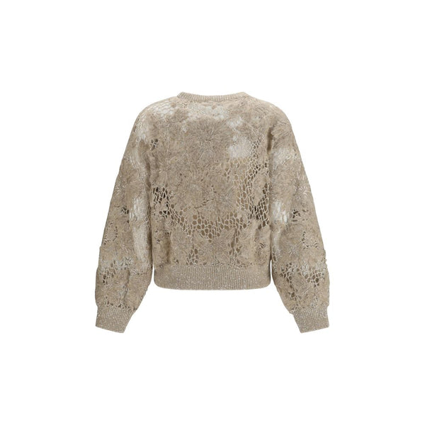 Brunello Cucinelli Beige Mohair Sweatshirt