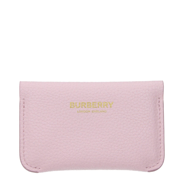 Burberry Pink Leather Cardholder