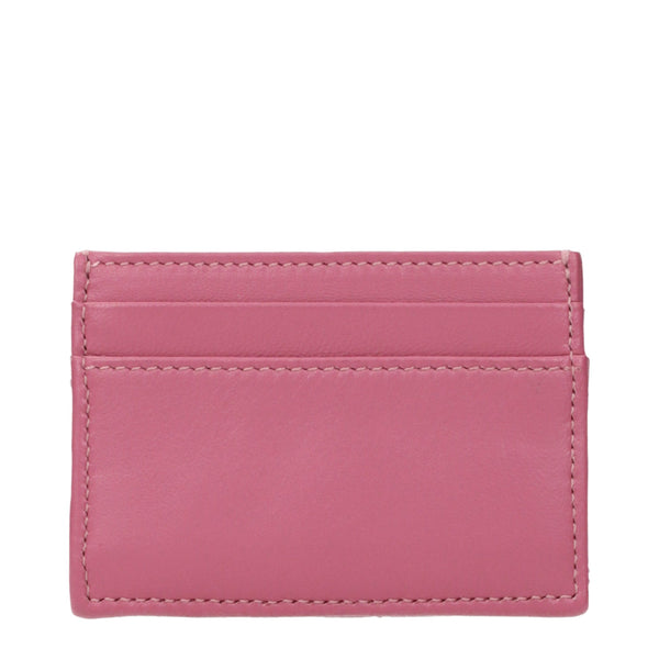 Versace Pink Leather Cardholder