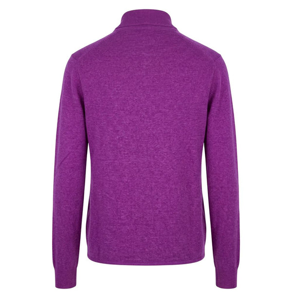 Malo Purple Silk Men Sweater