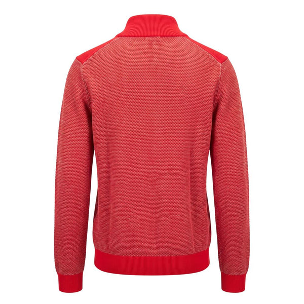 Malo Red Cotton Men Sweater