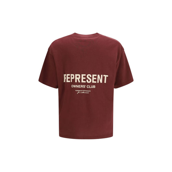 Represent Bordeaux Cotton T-Shirt