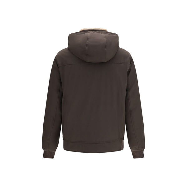 Brunello Cucinelli Brown Polyamide Bomber
