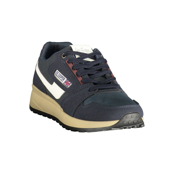 LEE COOPER Blue Polyurethane Men's Sneaker