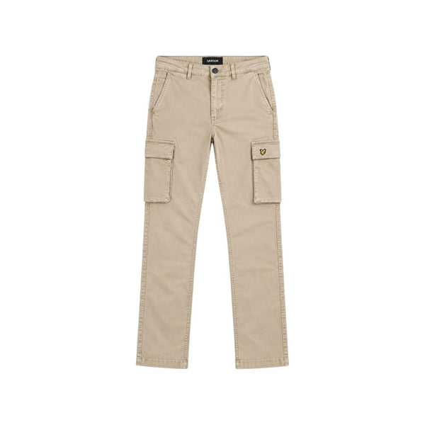 Lyle & Scott Beige Cotton Cargo Pants