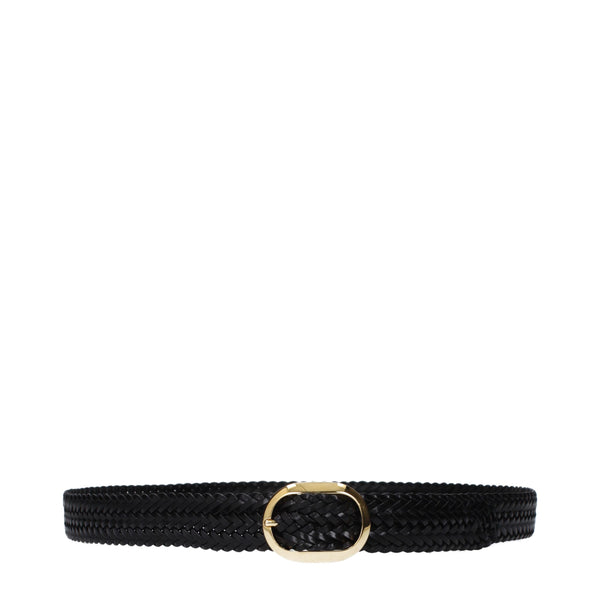 Tom Ford Black Leather Regular Belt