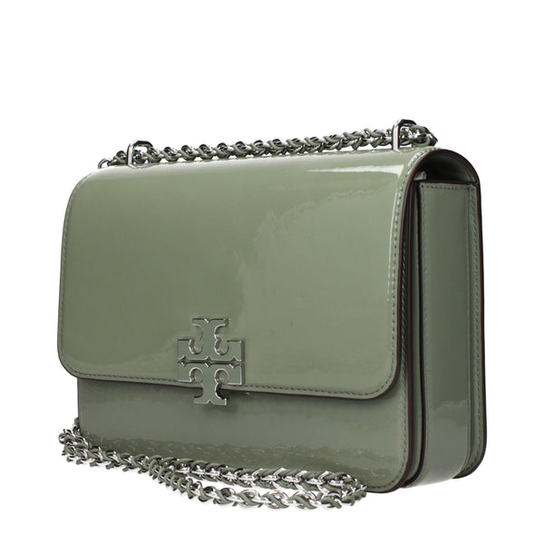 Tory Burch Green Leather Shoulder Bag