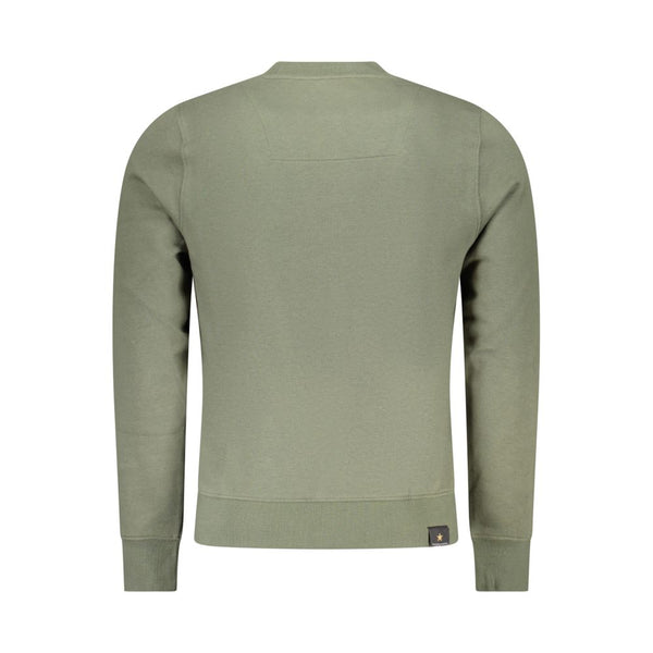 Accademia Militare Green Cotton Menswear Sweatshirt