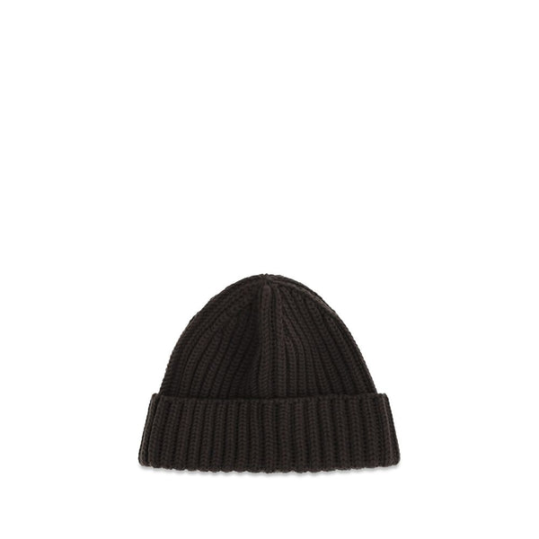 Prada Brown Wool Oves Aries Beanie