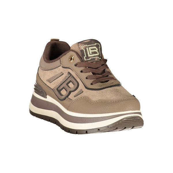 Laura Biagiotti Brown Polyurethane Women's Sneaker