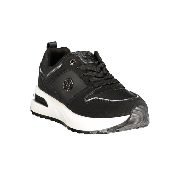 Laura Biagiotti Black Polyurethane Women's Sneaker