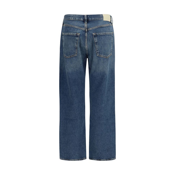 Citizens of Humanity Blue Organic Cotton Straight-Leg Jeans