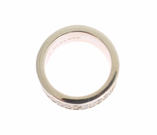 Nialaya Silver Womens CZ 925 Sterling Ring