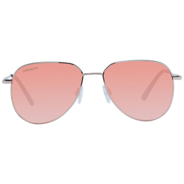 Serengeti Rose Gold Metal Sunglasses