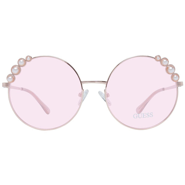 Guess Rose Gold Metal Sunglasses