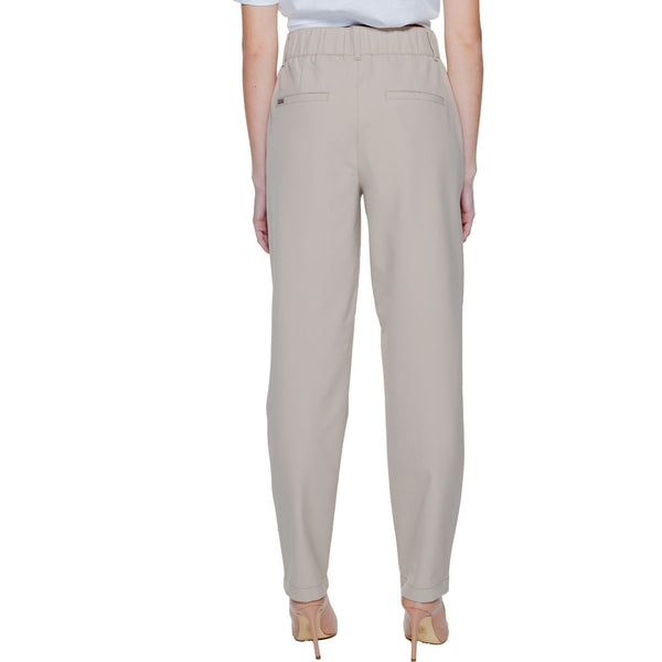 Street One Beige Polyamide Cropped Pants