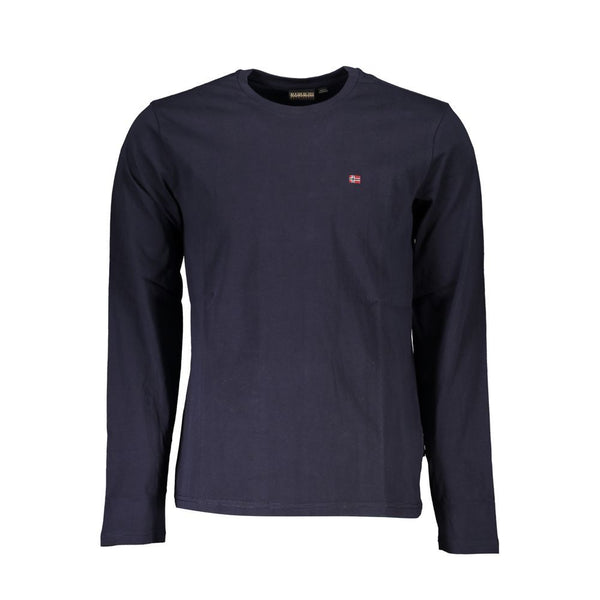 Napapijri Blue Cotton Sportswear