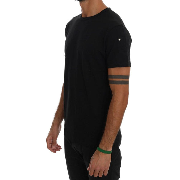Daniele Alessandrini Black Cotton T-Shirt