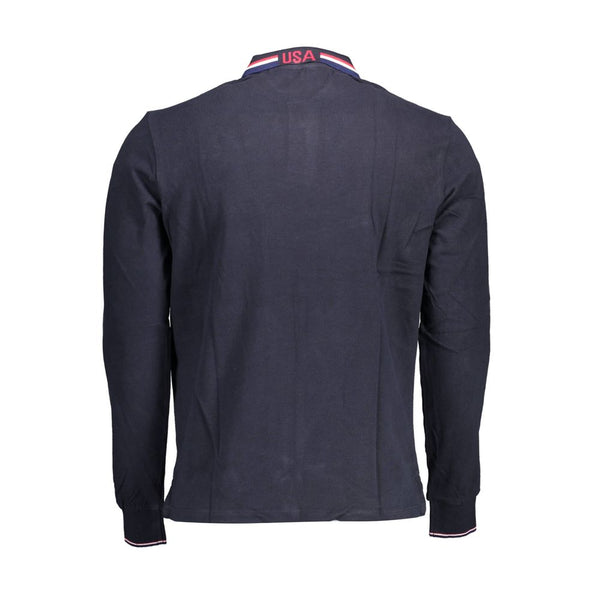 U.S. POLO ASSN. Blue Cotton Men's Polo Shirt