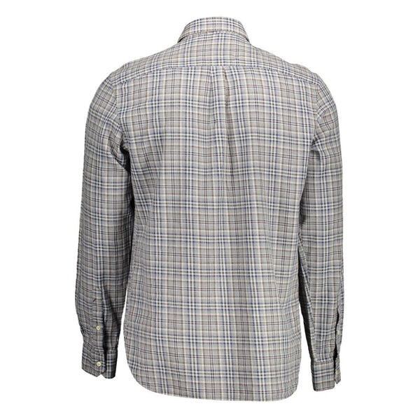 U.S. POLO ASSN. Gray Cotton Men's Shirt