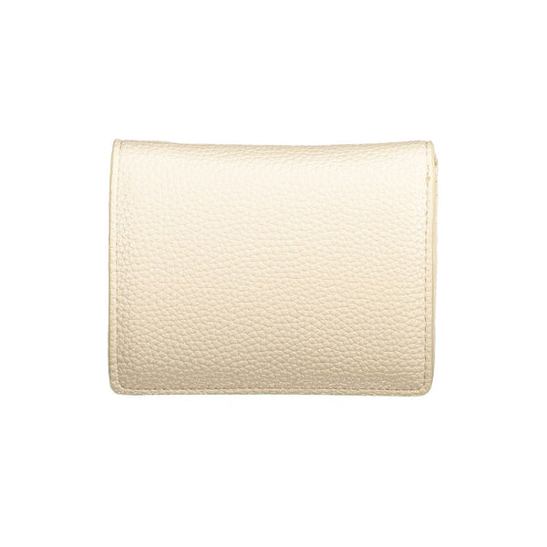 Mario Valentino Beige Polyurethane Women's Wallet