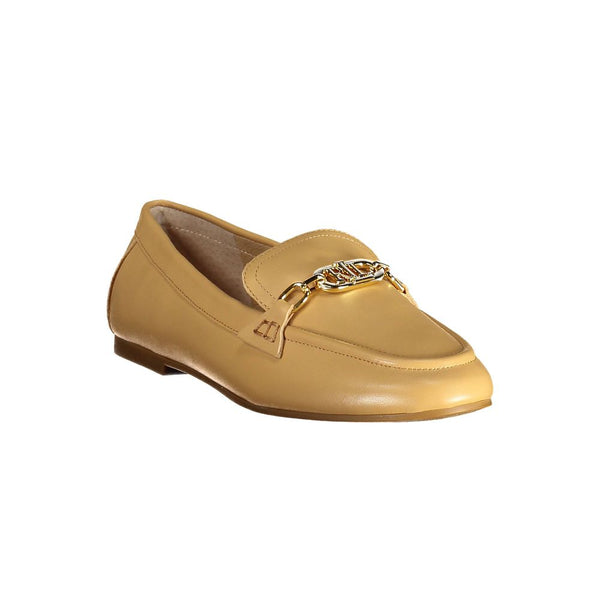 Ralph Lauren Beige Leather Womens Classic Shoe