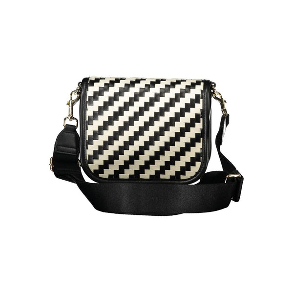 Tommy Hilfiger Black Polyurethane Women Handbag