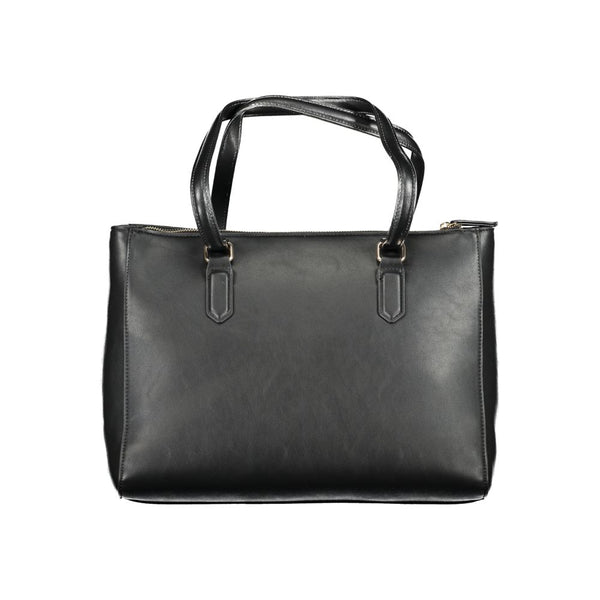 Mario Valentino Black Polyurethane Women's Bag