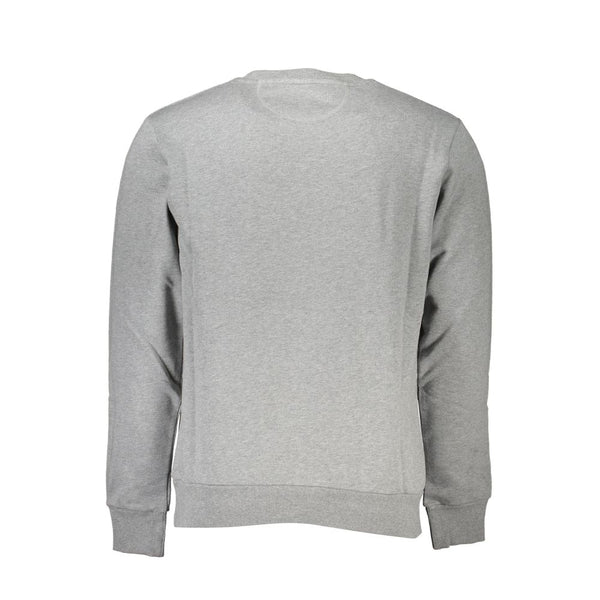 La Martina Grigio Cotton Men Sweatshirt