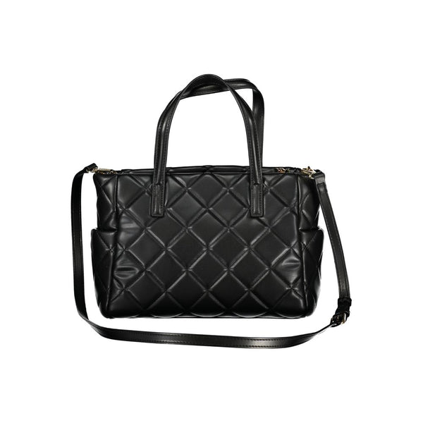 Mario Valentino Black Polyurethane Women's Bag