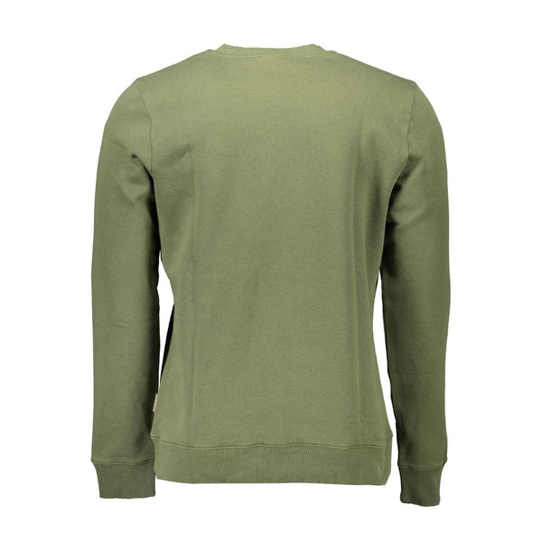 Napapijri Verde Cotton Men Sweatshirt