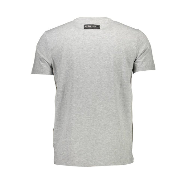 Plein Sport Grigio Cotton Men T-Shirt