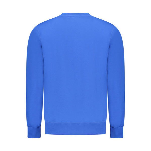 North Sails Blue Cotton Men Sweatshirt