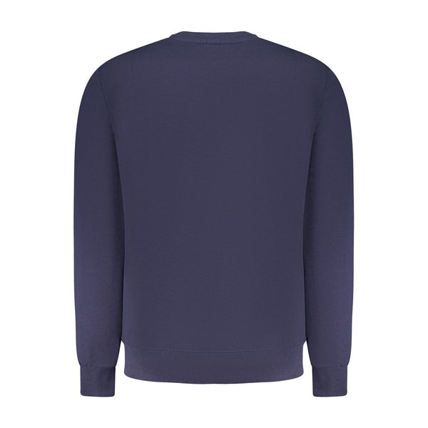 North Sails Blue Cotton Men Sweatshirt
