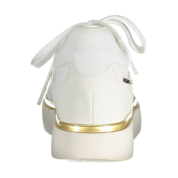 U.S. POLO ASSN. Bianco Polyester Women's Sneaker