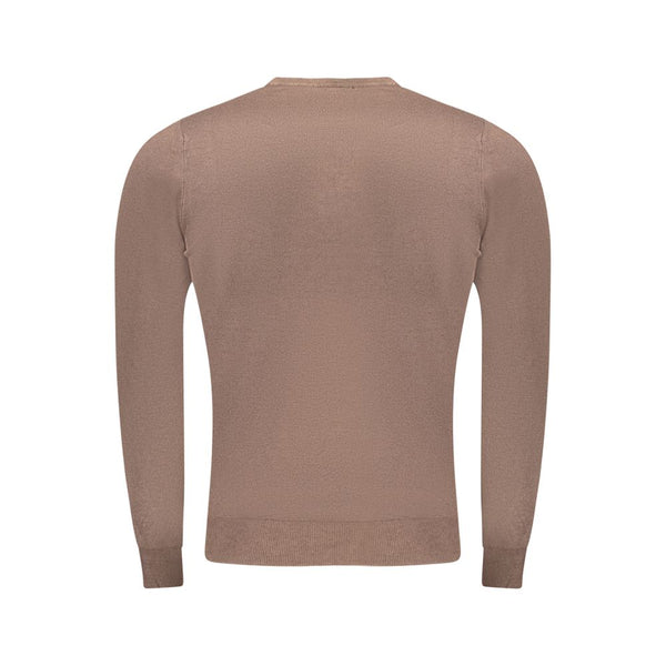 Cavalli Class Marrone Viscose Men's Sweater