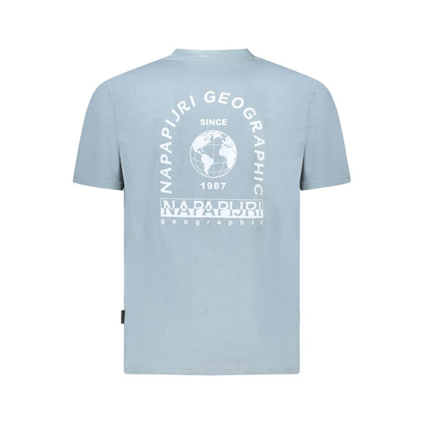 Napapijri Grigio Cotton Men T-Shirt