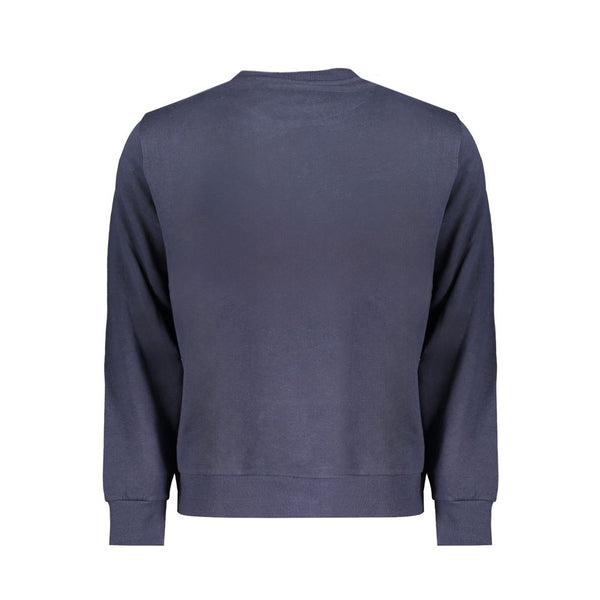 North Sails Blue Cotton Men Sweatshirt