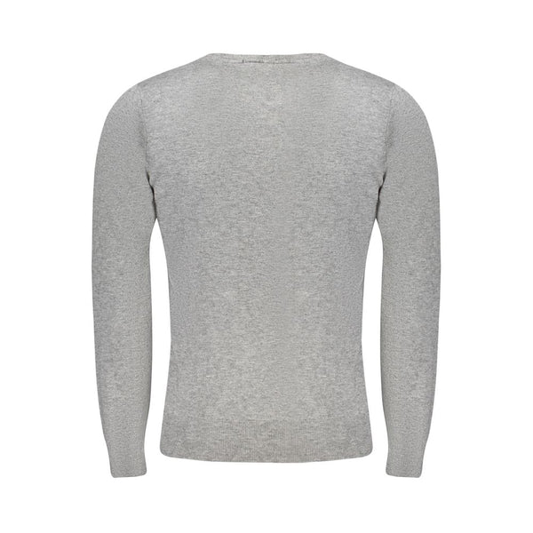 Cavalli Class Grigio Viscosa Men's Sweater