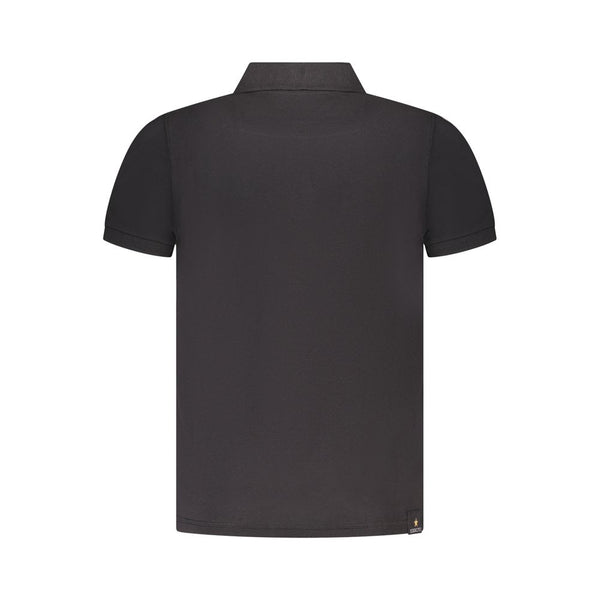 Accademia Militare Black Cotton Men Polo