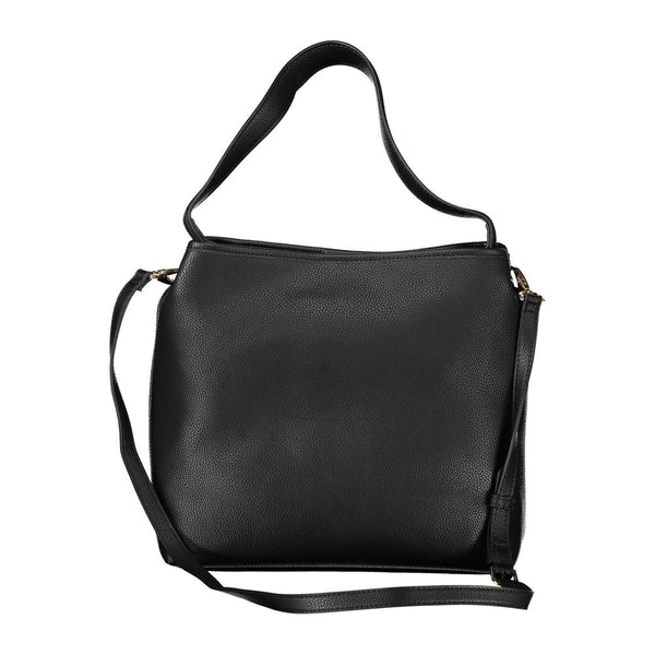 Mario Valentino Black Polyurethane Women's Bag