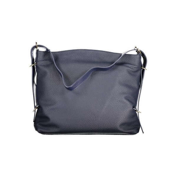 Mario Valentino Blue Poliuretano Women's Bag with Shoulder Handle