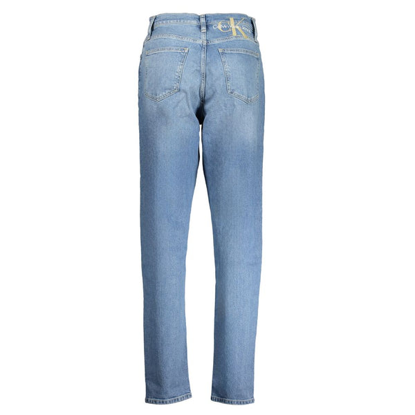 Calvin Klein Azzurro Cotton Women Jeans