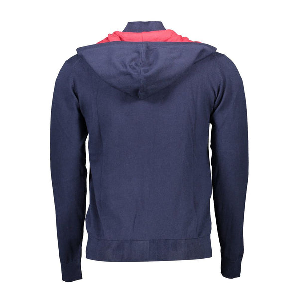U.S. POLO ASSN. Blue Cotton Men's Cardigan