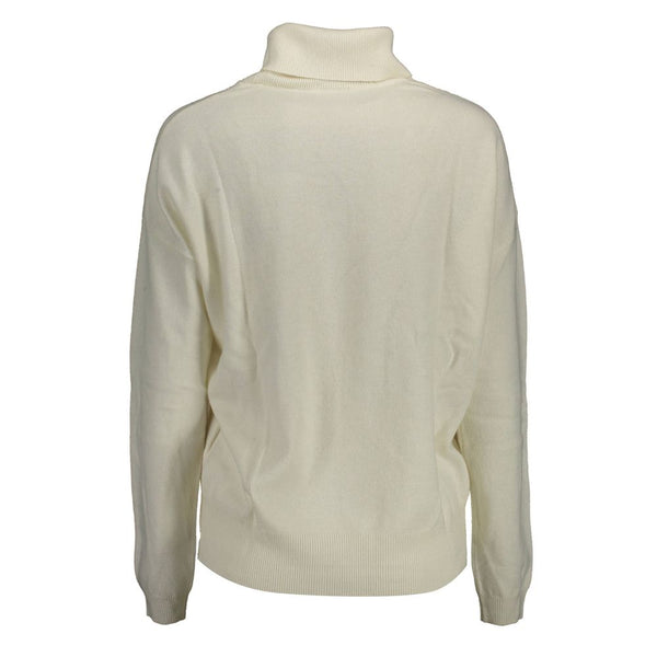 U.S. POLO ASSN. Bianco Viscose Women's Sweater