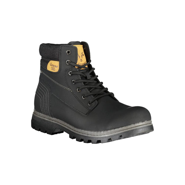 Carrera Nero Poliuretano Men Stivaletto