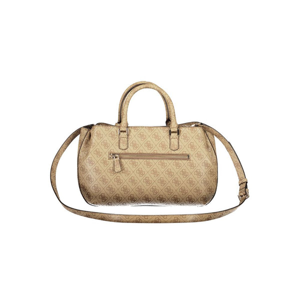 Guess Jeans Beige Polyurethane Women Handbag