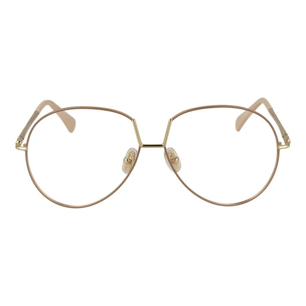 Max Mara Beige Metal Glasses (Frames)